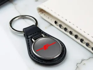 Subaru Luxury Keychain High-Quality Leather S Racing Style